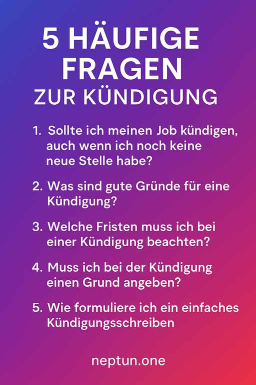 arbeitsstelle-kündigen-häufige-fragen-infografik