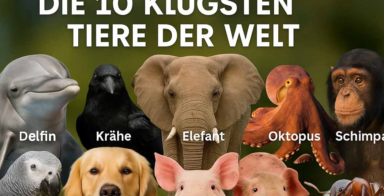 Die 10 klügsten Tiere der Welt – und was wir von ihnen lernen können